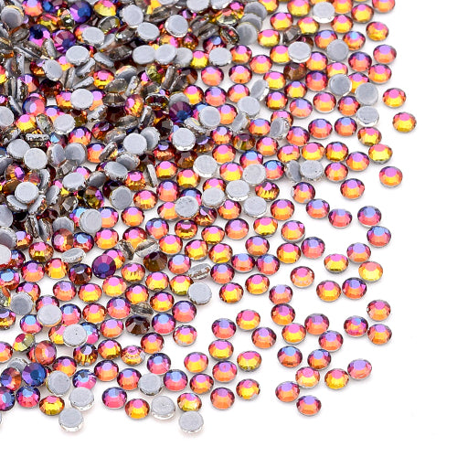 Rhinestones, Hot Fix, Iron On, Crystal Blue Flare, DMC Rhinestones, SS6 - BEADED CREATIONS