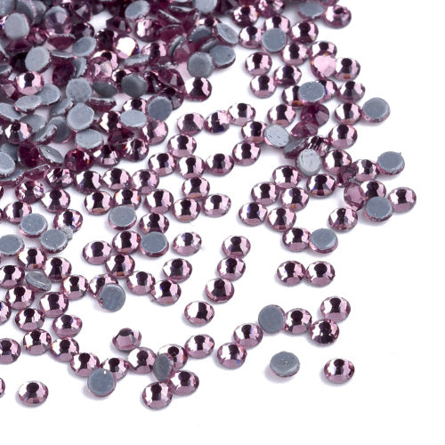 Rhinestones, Hot Fix, Iron On, Light Amethyst, DMC Rhinestones, SS6 - BEADED CREATIONS