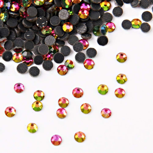 Rhinestones, Hot Fix, Iron On, Rainbow, SS6 - BEADED CREATIONS