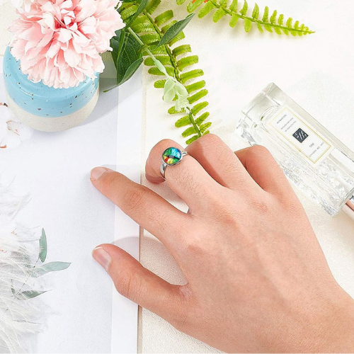 Ring Blanks, Adjustable, Bezel Cup, Silver, Stainless Steel, 12mm - BEADED CREATIONS