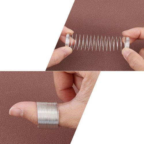 Ring Memory Wire, Silver Plated, High Carbon Steel, 20mm, 22 Gauge - BEADED CREATIONS