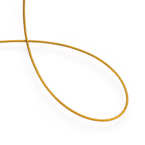 Tiger Tail Beading Wire, Dark Goldenrod, 0.8mm - 18M - BEADED CREATIONS