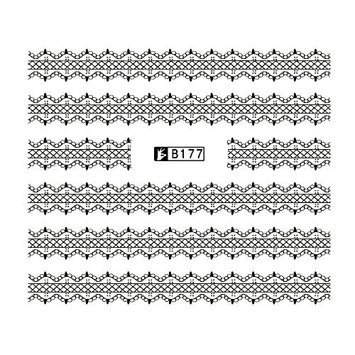 Water Transfer Decals Nail Art Sliders – B177 - BEADED CREATIONS