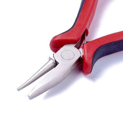 Wire Looping Pliers, Carbon Steel, Rubber, Red, Black, 13.5cm - BEADED CREATIONS