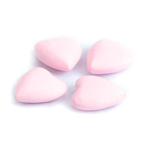 Wood Beads, Heart, Half-Drilled, Light Pink, 22mm - BEADED CREATIONS