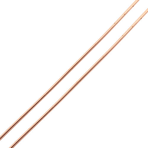 Beading Wire, Copper Wire, Round, Raw, (Unplated), 0.6mm, 22 Gauge - BEADED CREATIONS