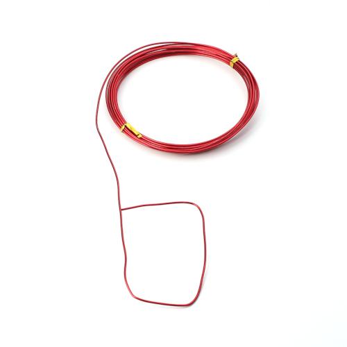 Beading Wire, Flexible, Aluminum, Fuchsia, Craft Wire, 1.5mm. Sold Per Meter - BEADED CREATIONS