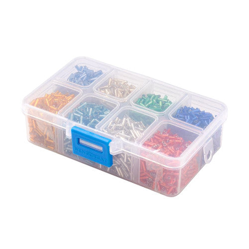 Bugle Beads, Glass, Translucent, Assorted Colors, 6x1.8mm - BEADED CREATIONS