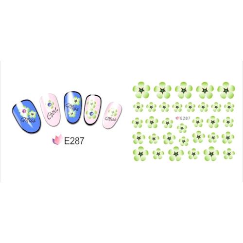Floral Nail Art Stickers - E287 - BEADED CREATIONS
