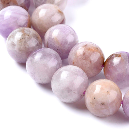 Gemstone Beads, Lavender Jade, Natural, Round, 8mm - BEADED CREATIONS