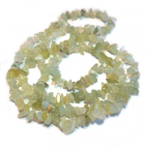 Gemstone Beads, New Jade, Natural, Free Form, Chip Strand, 5-8mm - BEADED CREATIONS
