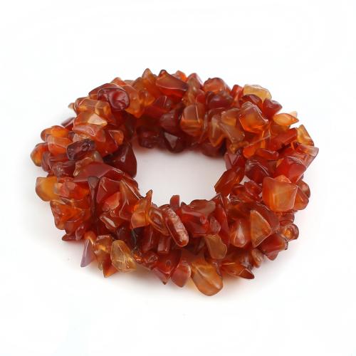 Gemstone Beads, Red Agate, Natural, Free Form, Chip Strand, 7-14mm - BEADED CREATIONS