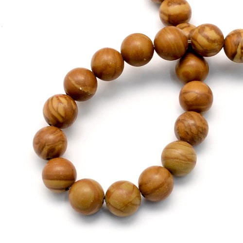 Gemstone Beads, Tigerskin Jasper, Natural, Round, 8mm - BEADED CREATIONS