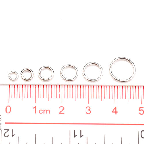 Jump Rings, Iron, Round, Open, Assorted, Silver Tone, 4-10x0.7-1mm, Variety Pack - BEADED CREATIONS
