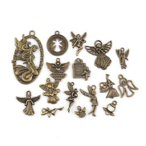 Pendants, Fairy, Angel, Antique Bronze, Alloy, Assorted - BEADED CREATIONS