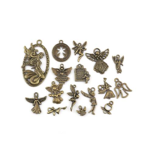 Pendants, Fairy, Angel, Antique Bronze, Alloy, Assorted - BEADED CREATIONS