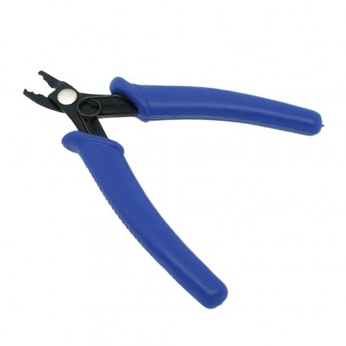 Pliers, Crimping, Steel And Plastic, Black And Blue, 13cm - BEADED CREATIONS