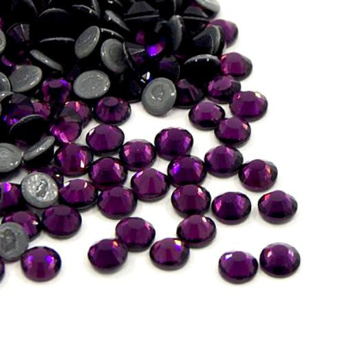 Rhinestones, Hot Fix, Iron On, Amethyst, DMC Rhinestones, SS16 - BEADED CREATIONS