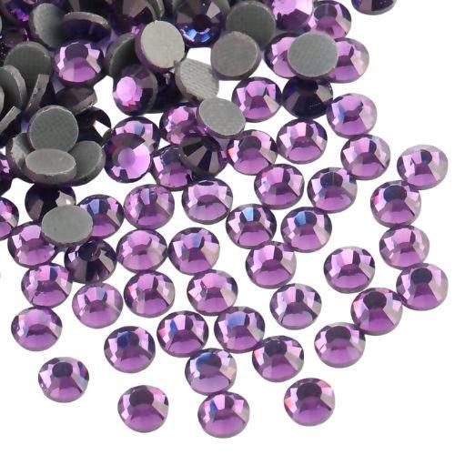 Rhinestones, Hot Fix, Iron On, Amethyst, SS6 - BEADED CREATIONS