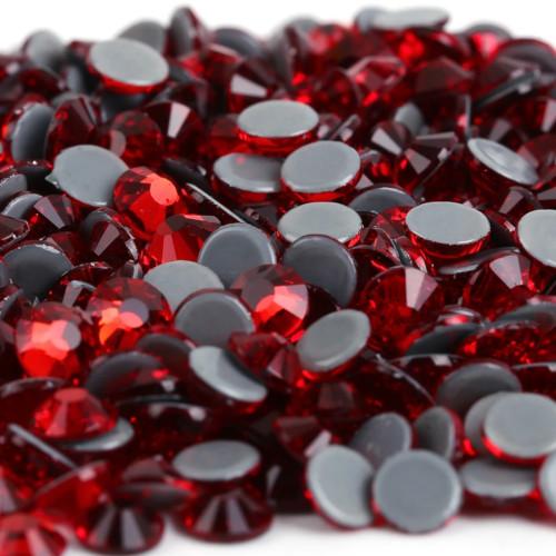 Rhinestones, Hot Fix, Iron On, Dark Siam, SS6 - BEADED CREATIONS