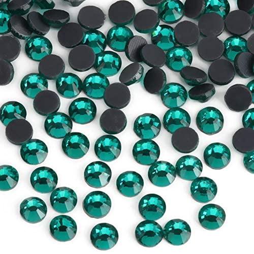 Rhinestones, Hot Fix, Iron On, Emerald, SS6 - BEADED CREATIONS
