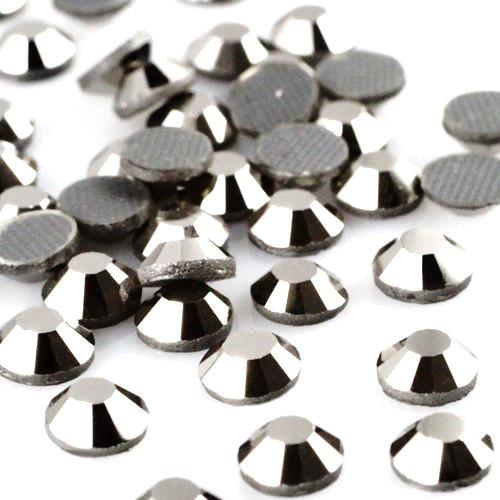 Rhinestones, Hot Fix, Iron On, Grey Hematite, SS16 - BEADED CREATIONS