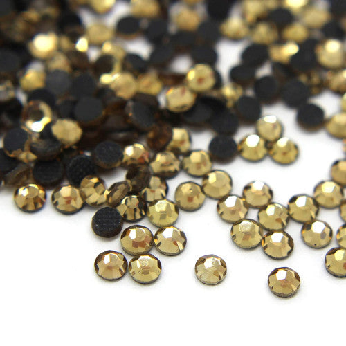 Rhinestones, Hot Fix, Iron On, Light Colorado, SS10 - BEADED CREATIONS