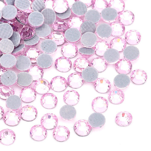 Rhinestones, Hot Fix, Iron On, Light Rose, DMC Rhinestones, SS10 - BEADED CREATIONS