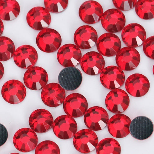 Rhinestones, Hot Fix, Iron On, Light Siam, SS12 - BEADED CREATIONS