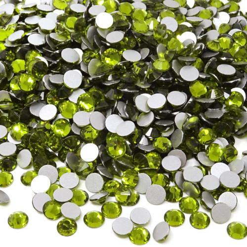 Rhinestones, Hot Fix, Iron On, Olivine, SS20 - BEADED CREATIONS