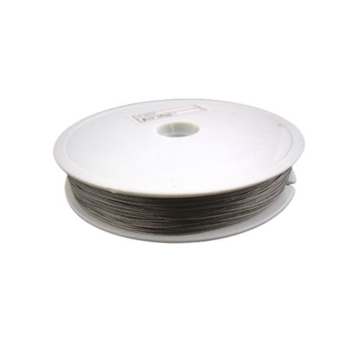 Tiger Tail Beading Wire, Silver, 0.3mm - 70M- BEADED CREATIONS