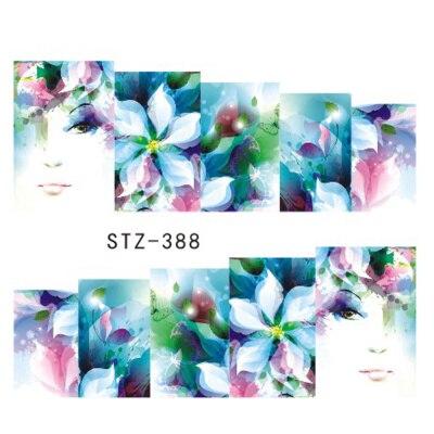 Water Slide Decals - Flowers Stz-388