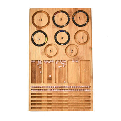 Wooden Bracelet Design Boards, Rectangle, 45.5x28cm - BEADED CREATIONS