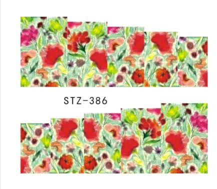 Water Slide Decals - Flowers Stz-386